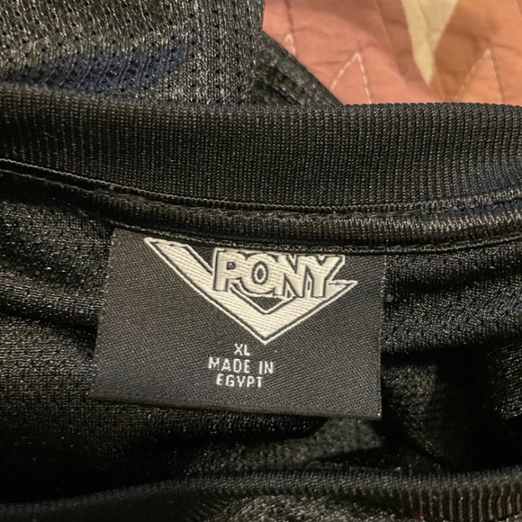 Vintage Rony Black Athletic Basketball Jersey - Picture 2 of 4